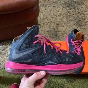 Lebron 10 denim size 9